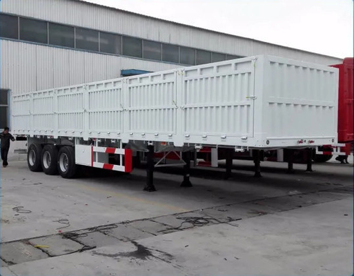 3 Achsen 40FT Seitenwand Semi-Lkw Schüttgut-Anhänger-Panels mit mechanischer Aufhängung