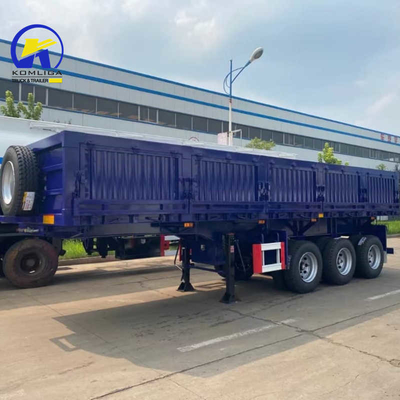 30-100 t schwerer Semi-Anhänger-Lkw mit Seitenwand und Einstück 1m * 0,5m * 0,5m Werkzeugbox