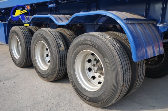 3 Achsen 40 Fuß Flachbettplattform Schwerer Semi-Truck Anhänger mit Jost 3,5 Zoll King Pin