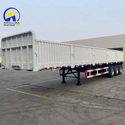3 Achsen 45FT 60tons Seitenwand Fracht Semi-Anhänger / Zweithand 2/3/4 Achsen Rand 9.00*22.5