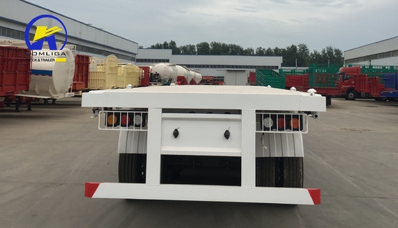 50 Tonnen Ladekapazität Halbflatbettanhänger Containeranhänger für Ihre Transportbedürfnisse