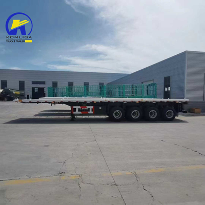 Jost zwei Geschwindigkeitsunterstützungsbeine 4 Achsen Container Flatbed Semi-Truck Anhänger für den Export