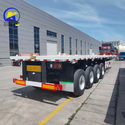 Jost zwei Geschwindigkeitsunterstützungsbeine 4 Achsen Container Flatbed Semi-Truck Anhänger für den Export
