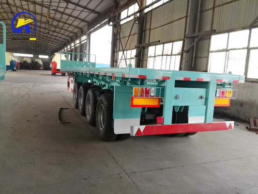 60 Tonnen 4 Achsen Halbanhänger Containeranhänger für Afrika Tare Gewicht ca. 6,2 T