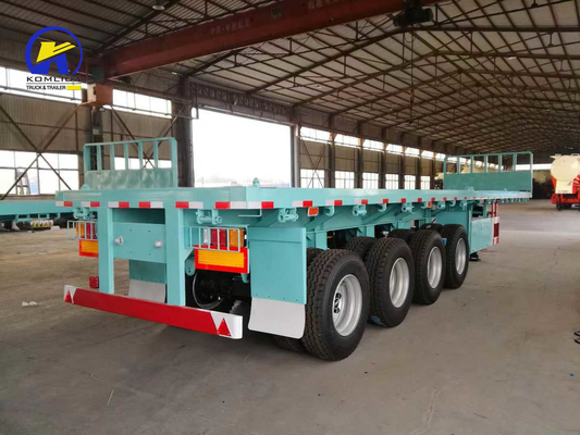 40FT 45FT Halbanhänger 4 Achsen Lkw-Containeranhänger mit ISO9001-Zertifizierung