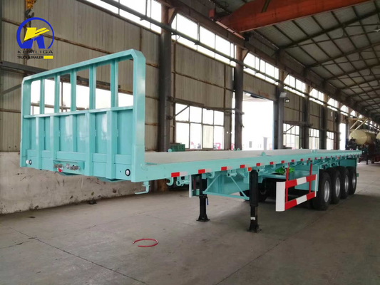 40FT 45FT Halbanhänger 4 Achsen Lkw-Containeranhänger mit ISO9001-Zertifizierung