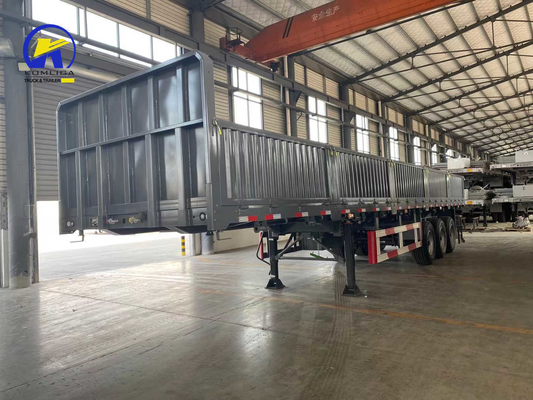 20ft 40ft Container-Transport-Semi-Trailer mit Seitenwand und Reifen 315/80r22.5.12r22.5