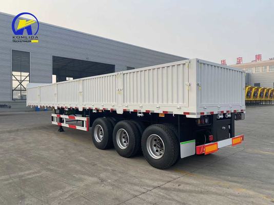 50 Tonnen 60 Tonnen Seitenwandfracht-Semi-Anhänger mit Wabco-Ventil und bestenfalls 12 Reifen