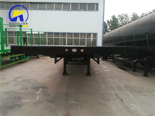 2 Achsen flacher Semi-Anhänger ABS Optional Anhänger Modell 25FT Container Licht
