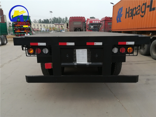 2 Achsen flacher Semi-Anhänger ABS Optional Anhänger Modell 25FT Container Licht