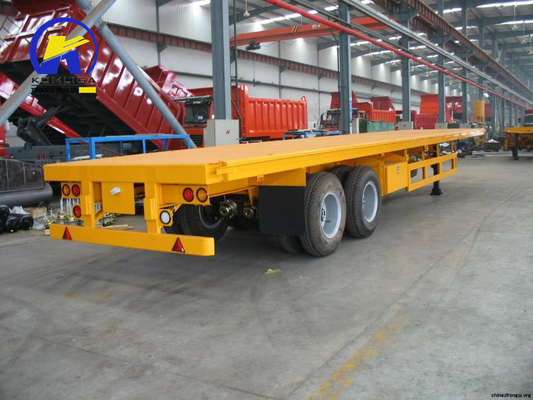 12 Einheiten Reifen 2 Achsen 25ft Plattform Lkw Anhänger für Schwerlast in Afrika Markt