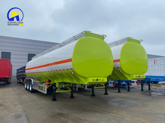 1820 mm Laufwerk 3 Achse Kohlenstoff-Aluminium Ölbehälter 42000L 45000 Liter Treibstoff-Tanker Anhänger