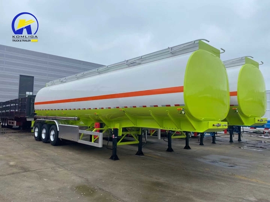 1820 mm Laufwerk 3 Achse Kohlenstoff-Aluminium Ölbehälter 42000L 45000 Liter Treibstoff-Tanker Anhänger