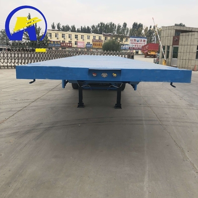 4 Achsen 40FT 45FT 40 Tonnen Drop Flatbed Container Halbanhänger mit ECE-Zertifizierung