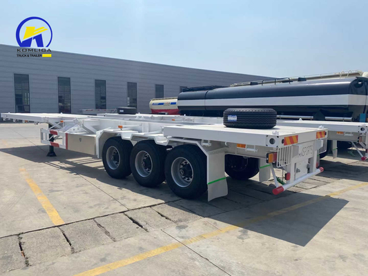 1820mm Träger für Schwerlast 3 Achsen 40FT Skelett Halbcontainer Anhänger für Schwerlast
