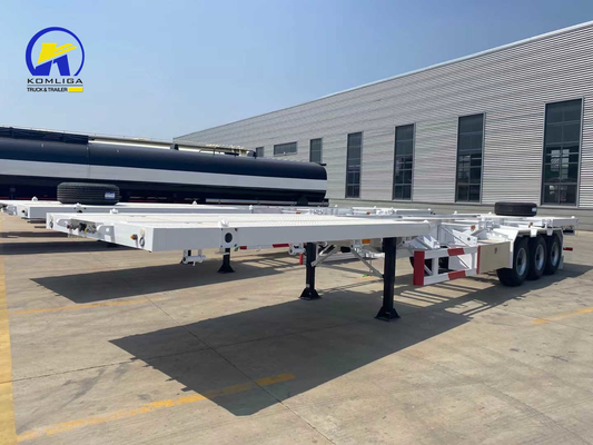 1820mm Träger für Schwerlast 3 Achsen 40FT Skelett Halbcontainer Anhänger für Schwerlast