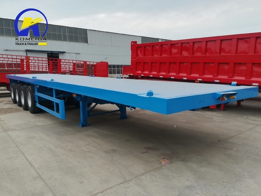 4 Achsen 12 Einheiten 40FT 45FT 20ft Drop Flatbed Container Halbanhänger für Wertgut