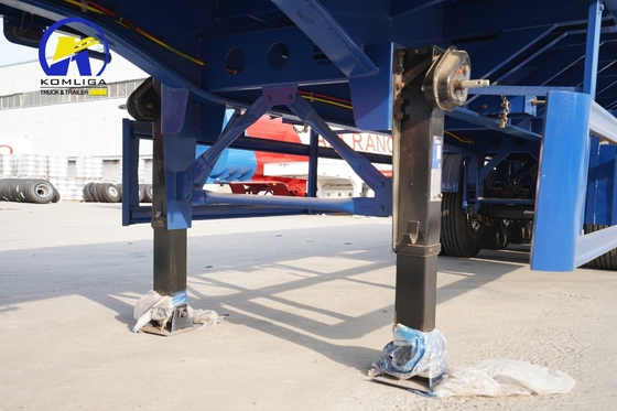 Fuwa Flatbed Semi-Trailer mit technischen Ersatzteilen