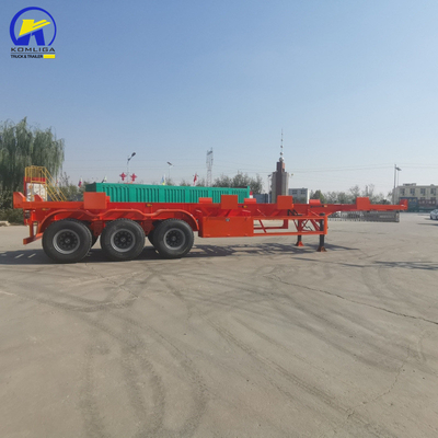 Dreiachsige 13t/16t Halbanhänger für Lkw-Traktor-Skelett-Schiffcontainer