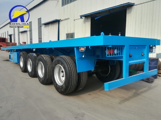 30-100 t Ladekapazität Wabco Ventil Flachdeck Flachbett Lkw Halbanhänger nach Turkmenistan