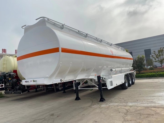 Wasser-Palmöl-Transport 45000-Liter-Tank-Anhänger mit 2 Entladungsschläuchen