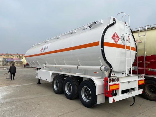 Wasser-Palmöl-Transport 45000-Liter-Tank-Anhänger mit 2 Entladungsschläuchen