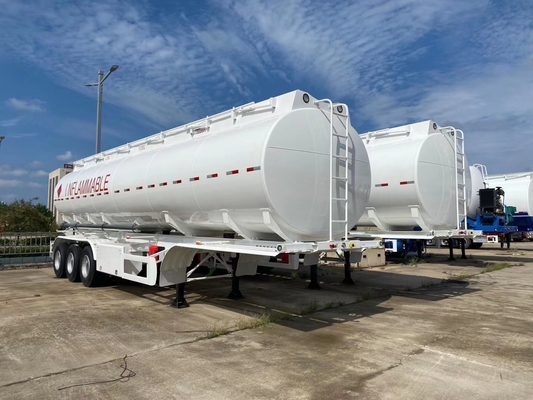 Wasser-Palmöl-Transport 45000-Liter-Tank-Anhänger mit 2 Entladungsschläuchen