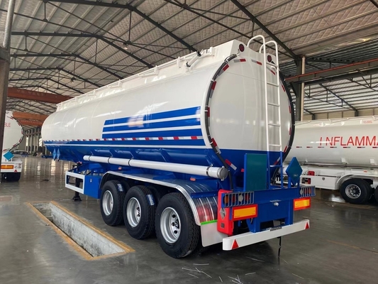 45000 Liter Aluminium-Tanker Semi-Trailer 5 Abteilungen in Kenia Simbabwe 3 Achse