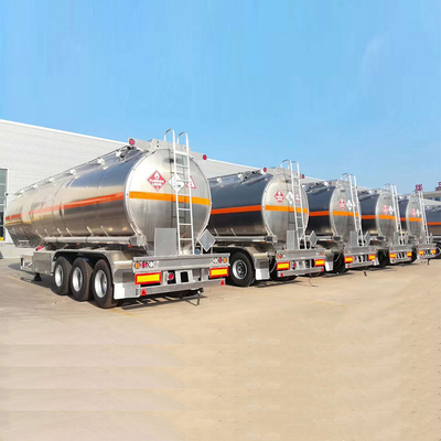 45000 Liter Aluminium-Tanker Semi-Trailer 5 Abteilungen in Kenia Simbabwe 3 Achse