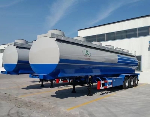 3 Achsen Aluminium Brennstofföl Anhänger Tankwagen Tankwagen Gebrauchtbrennstoffbehälter Halbanhänger Lkw Kapazität