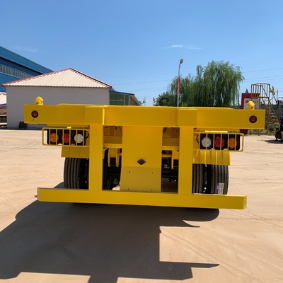 Tari Gewicht ca. 6,2 T Flachbett-Semi-Anhänger-Container-Anhänger für afrikanische Kunden