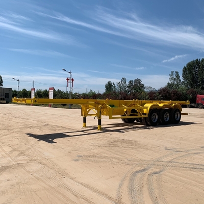 Tari Gewicht ca. 6,2 T Flachbett-Semi-Anhänger-Container-Anhänger für afrikanische Kunden