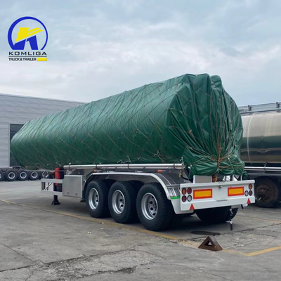 3 Achsen Edelstahl Brennstoffbehälter Semi-Tanker LKW Anhänger Schrauben Typ Jost 2&quot; King Pin