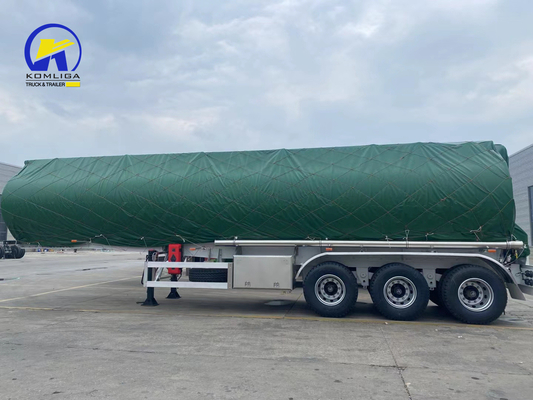 3 Achsen Edelstahl Brennstoffbehälter Semi-Tanker LKW Anhänger Schrauben Typ Jost 2&quot; King Pin