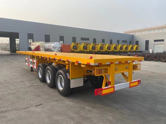 3 Achsen 20FT 40FT Tanzanien Gebraucht Flatbed Anhänger mit King Pin Jost 2,0 oder 3,5 Zoll