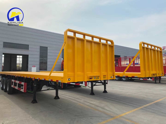 3 Achsen 25 Tonnen Sinotruk Flatbed Semi-Trailer mit Container Lock