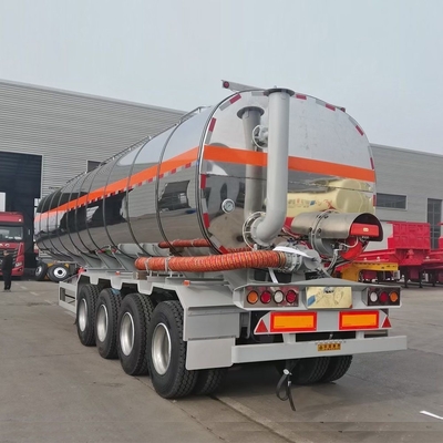 3 Achsen 4 Achsen 40 50 60tons Kraftstofftankschiff Semi-Anhänger und anpassbarer Transport