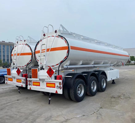Leichtes Fahrzeug 3 Achsen 40 50tons Kraftstofftankschiff Halbanhänger mit 6PCS T30/30 Bremskammern