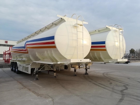 Tri-Axle 45000 Liter Dieselöl-Tanker Semi-Anhänger mit 7000-8000 mm Radstütze