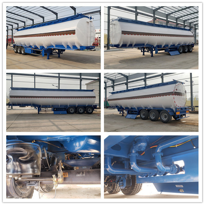 Tri-Axle 45000 Liter Dieselöl-Tanker Semi-Anhänger mit 7000-8000 mm Radstütze
