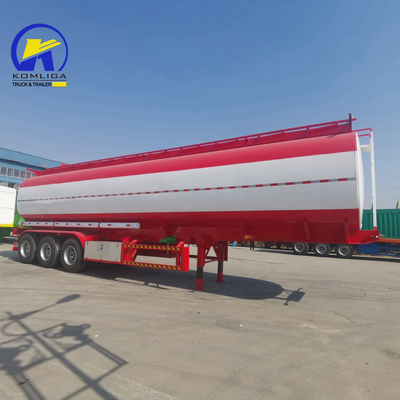 Aufhängung Mechanische 3 Achsen 42000L 45000 Litern Aluminium Tanker Kraftstoff Halbanhänger