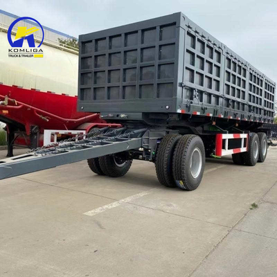 3 Achsen 20 Tonnen 25 Tonnen 30 Tonnen Vollanhänger mit 12 Einheiten Reifennummer und Wabco-Ventil