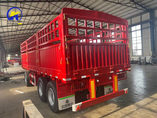 12500x2500x1650mm Werkzeugkasten Ein Stück 1m * 0,5m * 0,5m 3 Achsen Sinotruk Full Trailer Truck