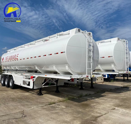 3 Achsen 30000/40000/50000 Liter Öl/Diesel-Semianhänger mit 2-teiligem Entladeschlauch