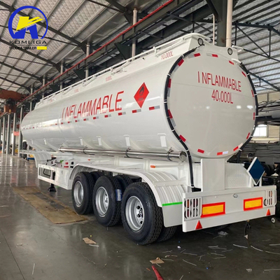 3 Achsen 30000/40000/50000 Liter Öl/Diesel-Semianhänger mit 2-teiligem Entladeschlauch