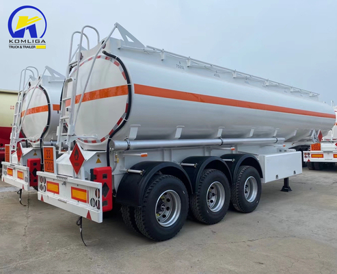 Jost E100 Landebein 45000L 50000L 3 Abteilungen Aluminium Brennstoffbehälter Anhänger für Traktor