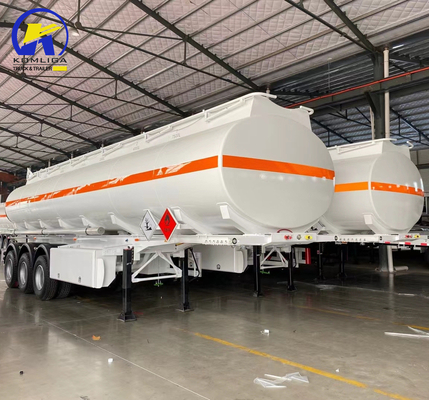 Jost E100 Landebein 45000L 50000L 3 Abteilungen Aluminium Brennstoffbehälter Anhänger für Traktor