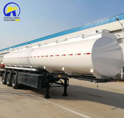 GCC-zertifizierter 3-Achsen-40-Kubikmeter-Aluminium-Öl-Tank-Anhänger für die afrikanischen Bedürfnisse