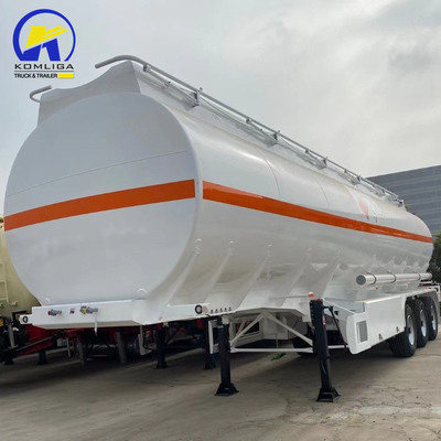 2 4 Achsen 30000L 40000L Aluminium-Fahrbahn-Tanker/Tanker-Lkw-Halbanhänger für den Transport von Öl/Brennstoff/Diesel/Benzin/Rohöl/Wasser/Milch