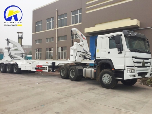 Slide Hydraulic 2*20FT 40FT Skeleton Container Side Loader Lifter für Containerladen